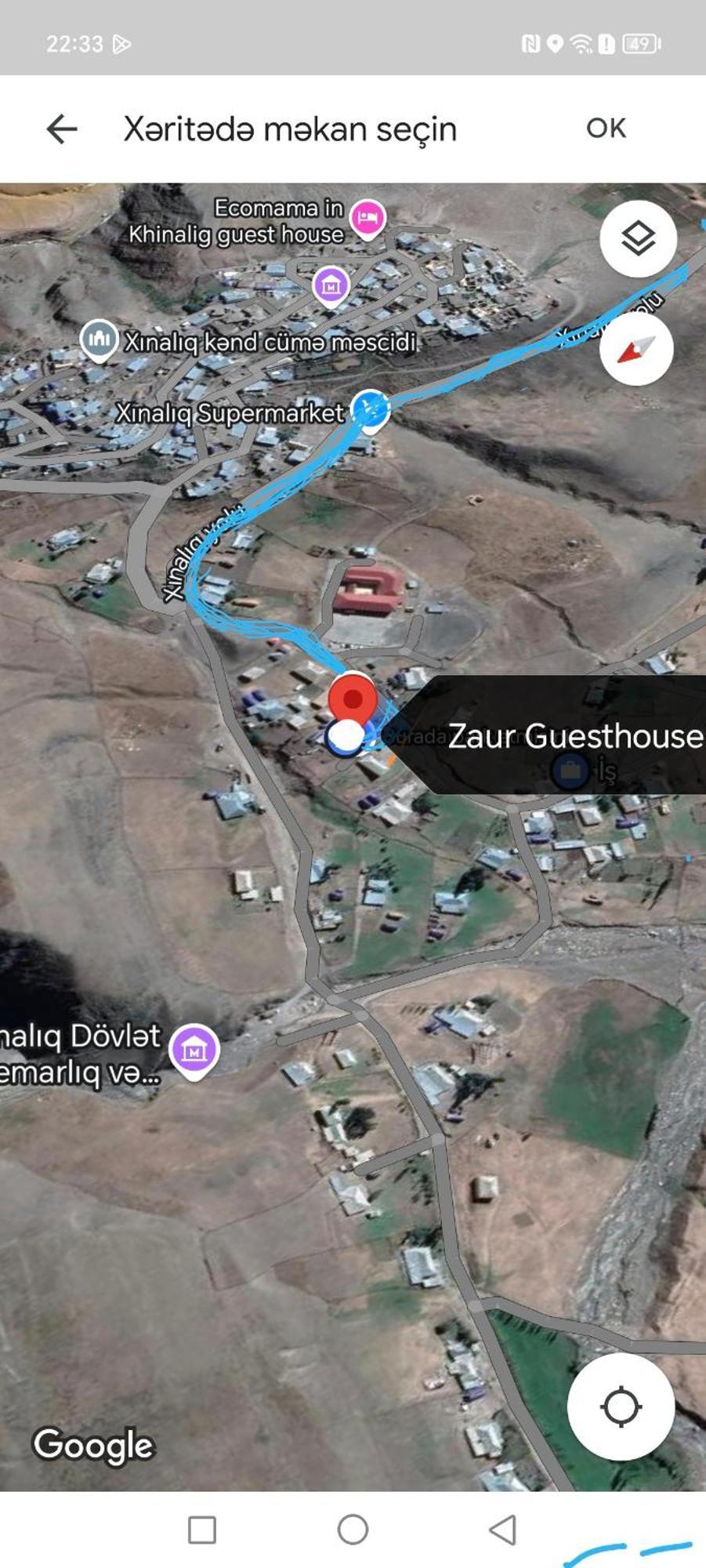 Zaur Guest Hause Hotel Xinaliq Buitenkant foto